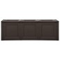 vidaXL Kissenbox Braun 125x40x42 cm 130 L vidaXL Kissenbox Braun 125x40x42 cm 130 L