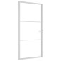 vidaXL Innentür 102,5x201,5 cm Weiß ESG-Glas und Aluminium vidaXL Innentür 102,5x201,5 cm Weiß ESG-Glas und Aluminium