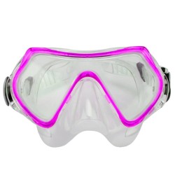 Waimea Junior-Tauchset mit Maske/Schnorchel/Schwimmflossen 34-38 Rosa/Schwarz 88DS