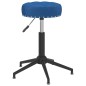 Essstühle 2 Stk. Drehbar Blau Samt Essstühle 2 Stk. Drehbar Blau Samt