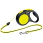 Flexi Ausziehleine New Classic S 5 m Schwarz und Neon 20911 Flexi Ausziehleine New Classic S 5 m Schwarz und Neon 20911