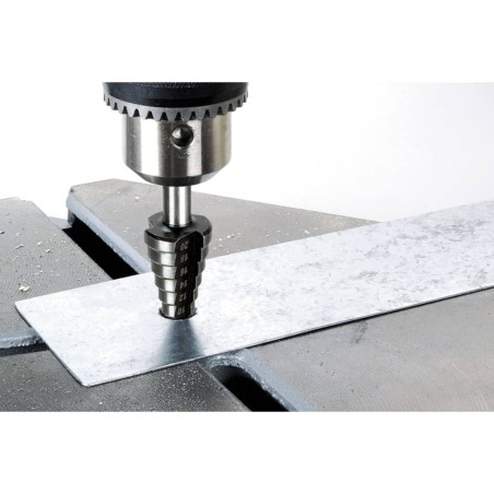 wolfcraft Stufenbohrer 8 mm 4-20 mm HSS Grau 2515000