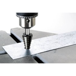 Wolfcraft Stufenbohrer 10 mm 8-35 mm HSS Grau 2585000