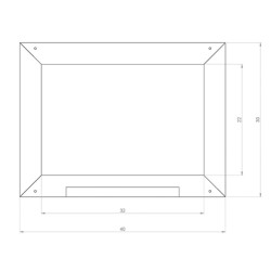 AXI Tafel Klassische Holzausführung Braun A031.007.01