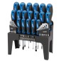 Draper Tools 44-teiliges Schraubendreher, Sechskant- und Bitschlüssel-Set Blau 81294 Draper Tools 44-teiliges Schraubendreher, Sechskant- und Bitschlüssel-Set Blau 81294