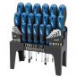 Draper Tools 44-teiliges Schraubendreher, Sechskant- und Bitschlüssel-Set Blau 81294 Draper Tools 44-teiliges Schraubendreher, Sechskant- und Bitschlüssel-Set Blau 81294