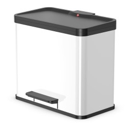 Hailo Tretmülleimer Oko Trio Plus Größe L 3×9L Weiß 0633-230 