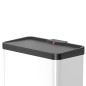 Hailo Tretmülleimer Oko Trio Plus Größe L 3×9L Weiß 0633-230 Hailo Tretmülleimer Oko Trio Plus Größe L 3×9L Weiß 0633-230