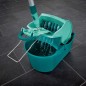 Leifheit Wischtuchpresse mit Bodenwischer Set Profi Compact Grün 55092 Leifheit Wischtuchpresse mit Bodenwischer Set Profi Compact Grün 55092
