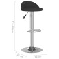 vidaXL Barhocker 2 Stk. Schwarz Kunstleder vidaXL Barhocker 2 Stk. Schwarz Kunstleder