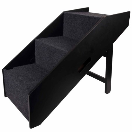 FLAMINGO Haustierrampe und -treppe Schwarz 62x36x51 cm 515222