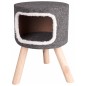FLAMINGO Katzenbett Nordic 35 x 50 cm Grau 560332 FLAMINGO Katzenbett Nordic 35 x 50 cm Grau 560332