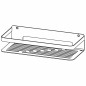 Tiger Ablage für Dusche Caddy Silbern Groß 1400230946 Tiger Ablage für Dusche Caddy Silbern Groß 1400230946
