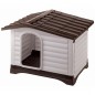 Ferplast Hundehütte Villa 90 Grau 88 x 72 x 65 cm 87255099 Ferplast Hundehütte Villa 90 Grau 88 x 72 x 65 cm 87255099