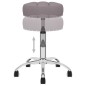 Essstühle 2 Stk. Drehbar Taupe Stoff Essstühle 2 Stk. Drehbar Taupe Stoff
