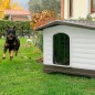 Ferplast Hundehütte Villa 90 Grau 88 x 72 x 65 cm 87255099 Ferplast Hundehütte Villa 90 Grau 88 x 72 x 65 cm 87255099