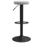 Barhocker 2 Stk. Hellgrau Samt Barhocker 2 Stk. Hellgrau Samt
