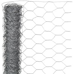 Nature Sechseckgeflecht 1x10 m 40 mm Verzinkter Stahl   