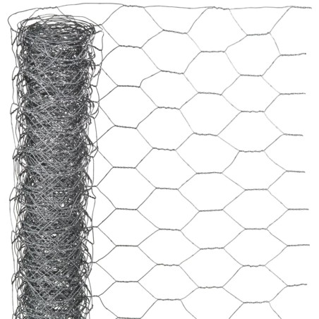 Nature Sechseckgeflecht 1x10 m 40 mm Verzinkter Stahl   