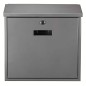Perel Briefkasten Monaco Silbern BG30003 Perel Briefkasten Monaco Silbern BG30003