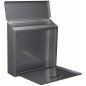 Perel Briefkasten Monaco Silbern BG30003 Perel Briefkasten Monaco Silbern BG30003