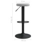 Barhocker 2 Stk. Hellgrau Samt Barhocker 2 Stk. Hellgrau Samt
