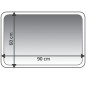 RIDDER Badteppich Coins 60×90 cm Blau 7103303