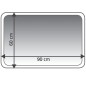 RIDDER Badteppich Coins 60×90 cm Grau 7103307 RIDDER Badteppich Coins 60×90 cm Grau 7103307