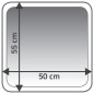 RIDDER Badteppich Coins 55×50 cm Grau 7103807 RIDDER Badteppich Coins 55×50 cm Grau 7103807