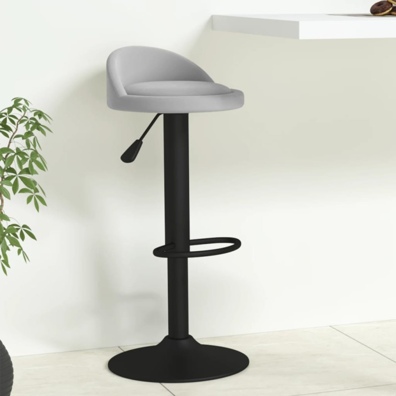 Barhocker Hellgrau Samt Barhocker Hellgrau Samt
