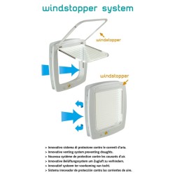 Ferplast 4-Wege Manuelle Haustierklappe Swing 15T Weiß 72108011