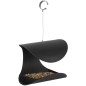 Esschert Design Hängendes Vogelfutterhaus Schwarz L FB438 Esschert Design Hängendes Vogelfutterhaus Schwarz L FB438