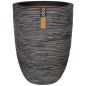 Capi Blumentopf Nature Rib Gerillt Anthrazit 36 x 47 cm KOFZ782 Capi Blumentopf Nature Rib Gerillt Anthrazit 36 x 47 cm KOFZ782