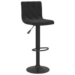 vidaXL Barhocker Schwarz Samt 