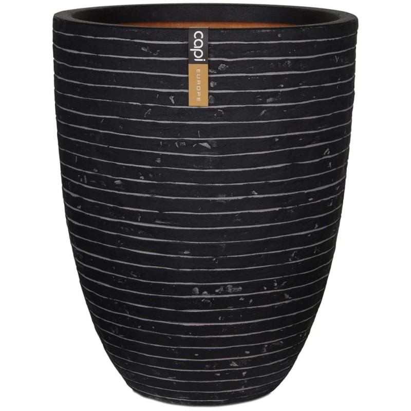 Capi Blumentopf Nature Row Elegant Niedrig 46x58cm Anthrazit KRWZ783 Capi Blumentopf Nature Row Elegant Niedrig 46x58cm Anthrazit KRWZ783
