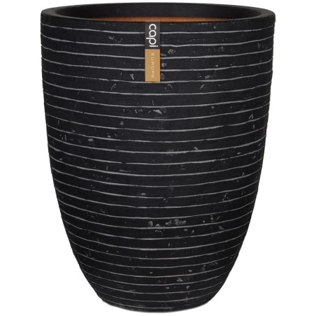 Capi Blumentopf Nature Row Elegant Niedrig 46x58cm Anthrazit KRWZ783