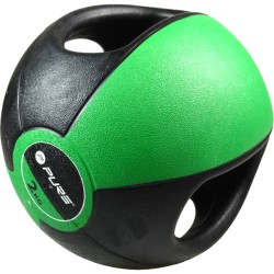 Pure2Improve Medizinball mit Griffen 2 kg Grün P2I201980