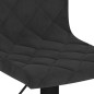 vidaXL Barhocker Schwarz Samt vidaXL Barhocker Schwarz Samt
