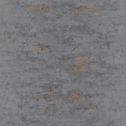 Topchic Tapete Betonoptik Grau und Kupfern