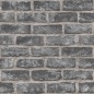 DUTCH WALLCOVERINGS Tapete Ziegel Schwarz DUTCH WALLCOVERINGS Tapete Ziegel Schwarz
