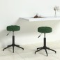 Essstühle 2 Stk. Drehbar Dunkelgrün Samt Essstühle 2 Stk. Drehbar Dunkelgrün Samt
