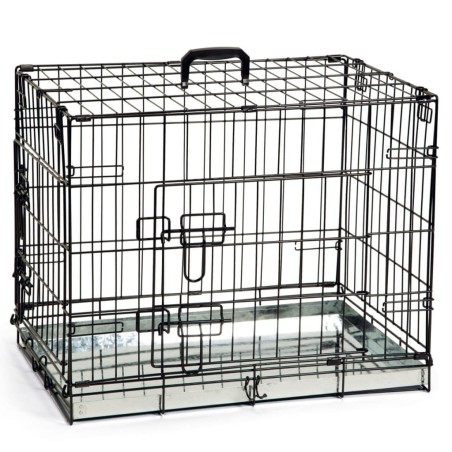 Beeztees Hundekäfig 62×44×49 cm Schwarz