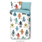 Good Morning Kinder-Bettwäsche-Set Robots 140 x 200/220 cm Good Morning Kinder-Bettwäsche-Set Robots 140 x 200/220 cm