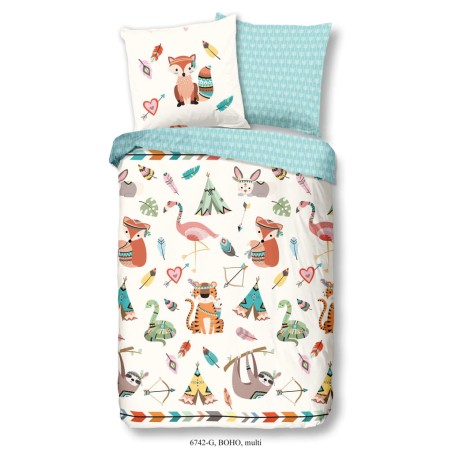 Good Morning Kinder-Bettwäsche-Set Boho 135×200 cm
