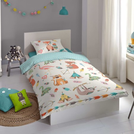 Good Morning Kinder-Bettwäsche-Set Boho 135×200 cm