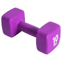 Pure2Improve Kurzhantel 10 kg Neopren Violett