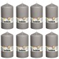 Bolsius Stumpenkerzen 8 Stk. 150 x 78 mm Warmgrau Bolsius Stumpenkerzen 8 Stk. 150 x 78 mm Warmgrau