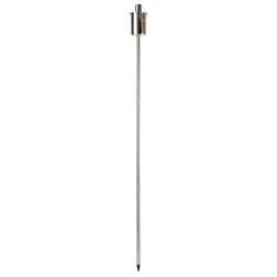 Esschert Design Gartenfackel mit Erdspieß Edelstahl