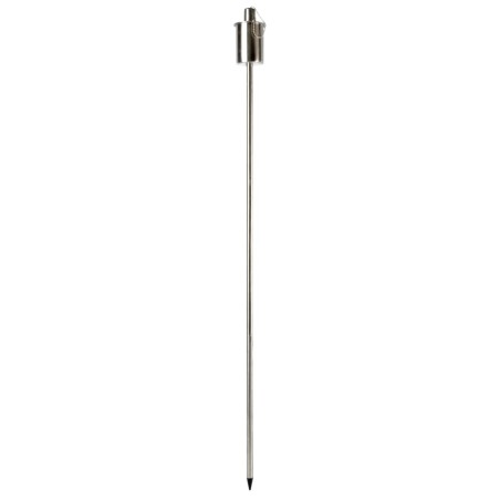 Esschert Design Gartenfackel mit Erdspieß Edelstahl