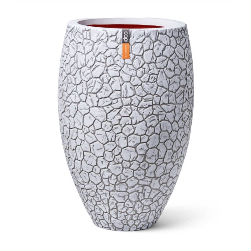 Capi Vase Clay Elegant Deluxe 50x72 cm Elfenbeinfarben Capi Vase Clay Elegant Deluxe 50x72 cm Elfenbeinfarben